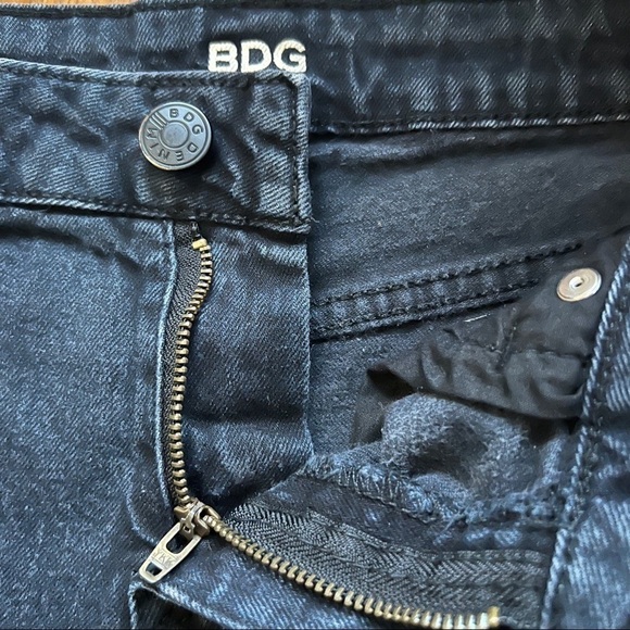 BDG Denim Shorts Black Size 28 - Picture 5 of 7